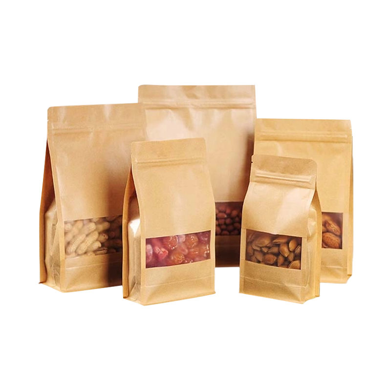 Signatus consurge Kraft paper sacculo cibum repono